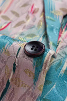 Laden Sie das Bild in den Galerie-Viewer, Farbenfroher bedruckter Ballblazer mit gekerbtem Revers für Herren