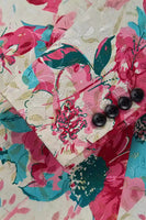 Laden Sie das Bild in den Galerie-Viewer, Blumenfarbener farbenfroher Herrenblazer mit gekerbtem Revers