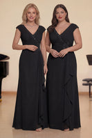 Laden Sie das Bild in den Galerie-Viewer, Meerjungfrauen Stahlgraues Plissiertes Chiffon Chorkleid mit Perlen