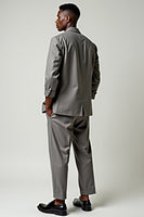 Laden Sie das Bild in den Galerie-Viewer, Dunkelgrüne 2-teilige Party Anzüge mit gekerbtem Revers