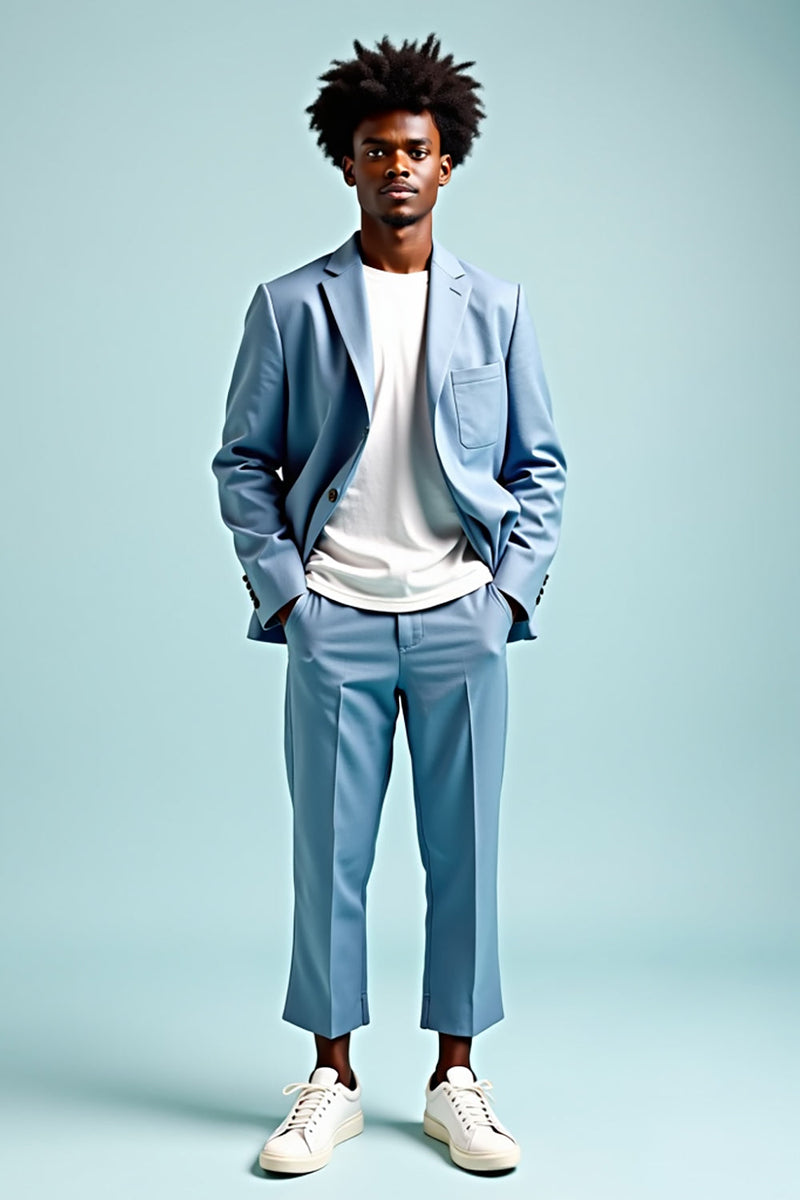 Laden Sie das Bild in den Galerie-Viewer, Dunkelgrüne 2-teilige Party Anzüge mit gekerbtem Revers