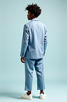 Laden Sie das Bild in den Galerie-Viewer, Dunkelgrüne 2-teilige Party Anzüge mit gekerbtem Revers