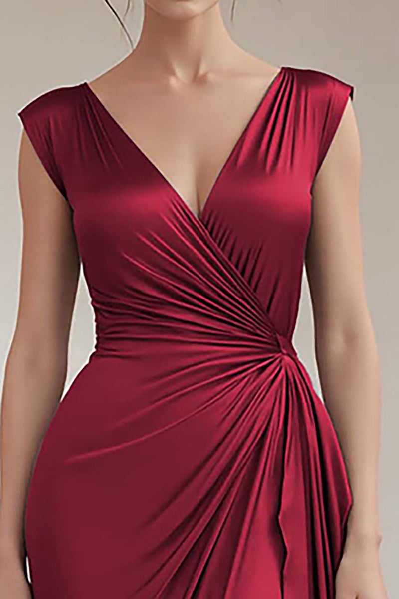 Laden Sie das Bild in den Galerie-Viewer, Königsblaues Langes Abendkleid mit Rüschen in A-Linie