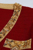 Laden Sie das Bild in den Galerie-Viewer, Schwarze 2-teilige Damenanzüge mit Strasssteinen