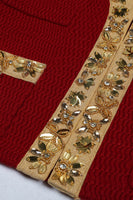 Laden Sie das Bild in den Galerie-Viewer, Schwarze 2-teilige Damenanzüge mit Strasssteinen