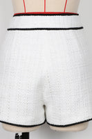 Laden Sie das Bild in den Galerie-Viewer, Weißer 2-teiliger Schal Revers Zweireihige Damen Ballanzüge