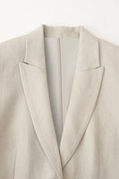 Laden Sie das Bild in den Galerie-Viewer, Kahki 2-teiliger Peak Lapek Ärmellose Damen Ballanzüge