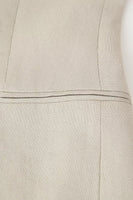 Laden Sie das Bild in den Galerie-Viewer, Kahki 2-teiliger Peak Lapek Ärmellose Damen Ballanzüge