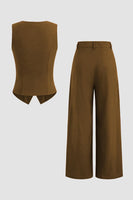 Laden Sie das Bild in den Galerie-Viewer, Marine 2-teilige Ärmellose Satin Damen Ballanzüge