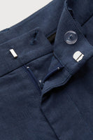 Laden Sie das Bild in den Galerie-Viewer, Marine 2-teilige Ärmellose Satin Damen Ballanzüge