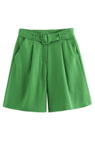 Laden Sie das Bild in den Galerie-Viewer, Grüne 2-teilige doppelreihige Damen Ballanzüge mit Spitzrevers