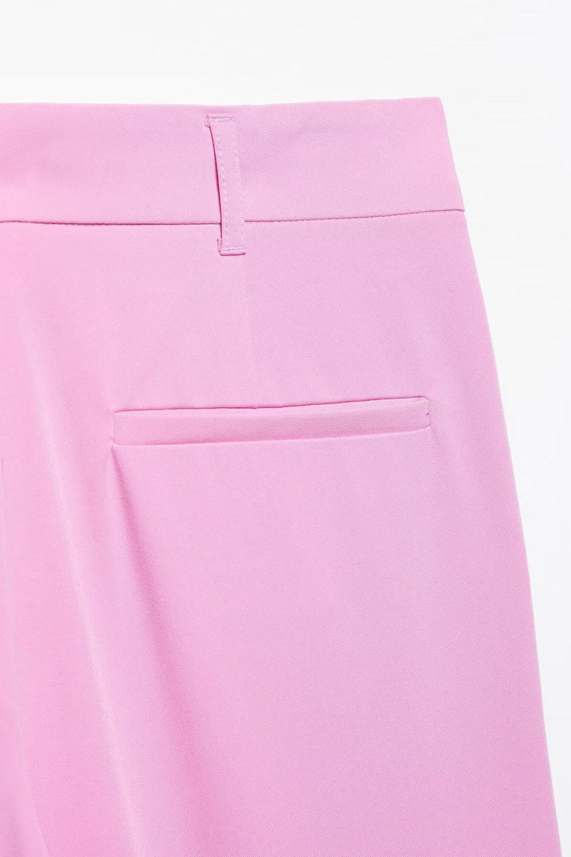 Laden Sie das Bild in den Galerie-Viewer, Rosa 2 Stück Peak Revers Damen Ballanzüge mit Strings