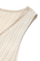 Laden Sie das Bild in den Galerie-Viewer, Apricot A-Linie Langes Sommerkleid mit V-Ausschnitt