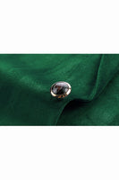 Laden Sie das Bild in den Galerie-Viewer, Grüner Peak Revers Slim Fit Herrenblazer mit einem Knopf