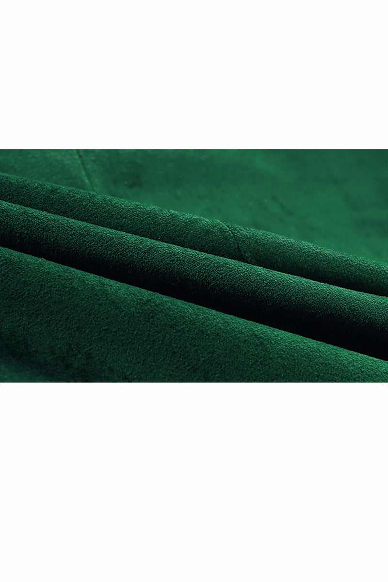 Laden Sie das Bild in den Galerie-Viewer, Grüner Peak Revers Slim Fit Herrenblazer mit einem Knopf