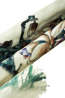 Laden Sie das Bild in den Galerie-Viewer, Elfenbein Blumen Slim-Fit Hochzeitsblazer mit einem Knopf und gekerbtem Revers für Herren