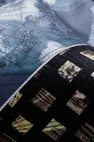 Laden Sie das Bild in den Galerie-Viewer, Glitzernder Karierter Herrenblazer mit gekerbtem Revers und einem Knopf