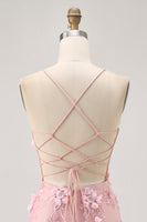 Laden Sie das Bild in den Galerie-Viewer, Blaues Korsett Pailletten Blumen Bodycon Abiballkleid