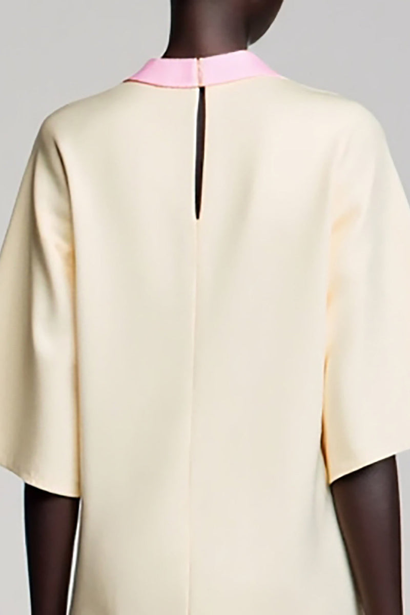 Laden Sie das Bild in den Galerie-Viewer, Elfenbein Hochzeitsgastkleid aus Baumwolle mit Blumenhochzeit