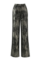 Laden Sie das Bild in den Galerie-Viewer, Schwarz-Gold 2-teiliger Doppelreihiger Damen Ballanzug mit Spitzrevers