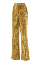 Laden Sie das Bild in den Galerie-Viewer, Glitzernde Gelbe Spitzrevers 2-teilige Damen Ballanzüge mit Ärmeln