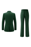 Laden Sie das Bild in den Galerie-Viewer, Flieder Damenanzüge mit Rüschen und Schärpe mit Spitzrevers