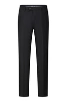 Laden Sie das Bild in den Galerie-Viewer, Herren Schwarze Spitzrevers Perlen Perlen 3 Stück Hochzeitsanzüge