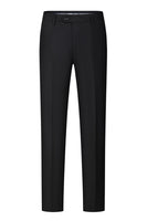 Laden Sie das Bild in den Galerie-Viewer, Herren Schwarze Spitzrevers Perlen Perlen 3 Stück Hochzeitsanzüge