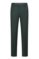 Laden Sie das Bild in den Galerie-Viewer, Dunkelgrün Jacquard Schal Revers 3 Stück Ballanzüge