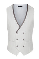 Laden Sie das Bild in den Galerie-Viewer, Jacquard Schwarz Schal Revers 3 Stück Ballanzüge