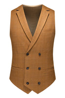Laden Sie das Bild in den Galerie-Viewer, Karamell Spitzrevers 3 Stück Herren Ballanzüge