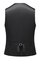 Laden Sie das Bild in den Galerie-Viewer, Blaue 3-teilige Jacquard Anzüge aus Jacquard für Herren mit gekerbtem Revers