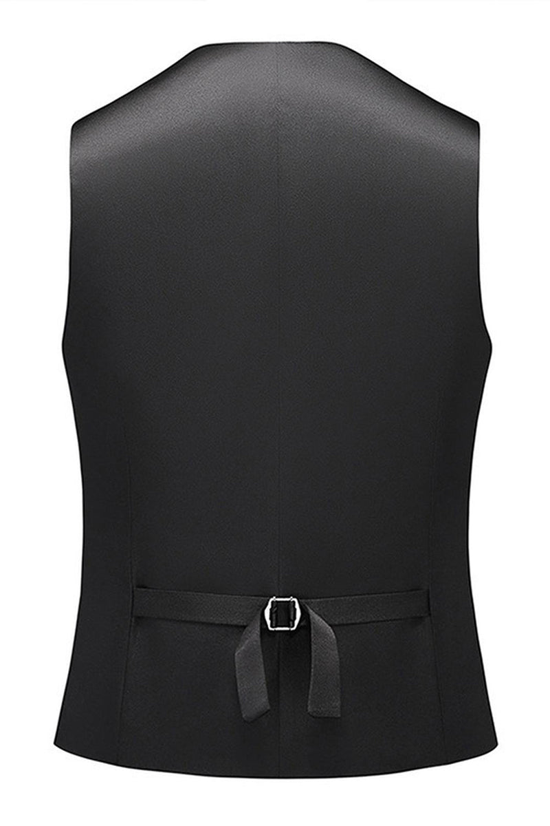 Laden Sie das Bild in den Galerie-Viewer, Lila Schal Revers Jacquard 3 Stück Herren Ballanzüge