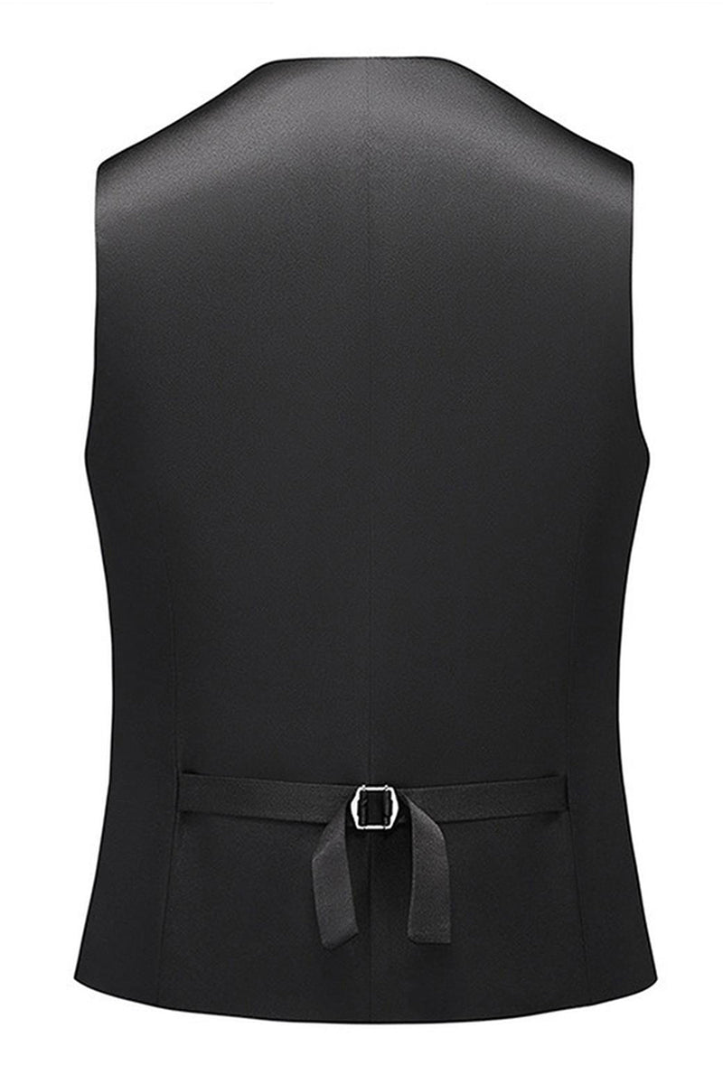 Laden Sie das Bild in den Galerie-Viewer, Lila Schal Revers Jacquard 3 Stück Herren Ballanzüge