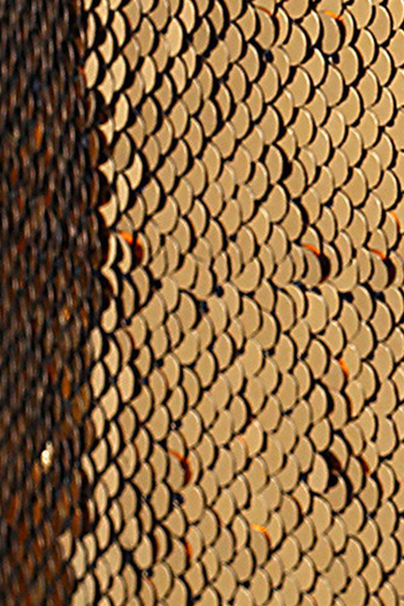 Laden Sie das Bild in den Galerie-Viewer, Glitzernder Silberner und goldener Schal Revers Herren Ballblazer mit Pailletten