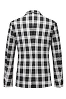 Laden Sie das Bild in den Galerie-Viewer, Roter Vintage Ballblazer mit gekerbtem Revers und gestreiftem Revers