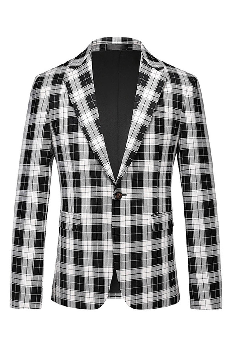 Laden Sie das Bild in den Galerie-Viewer, Roter Vintage Ballblazer mit gekerbtem Revers und gestreiftem Revers