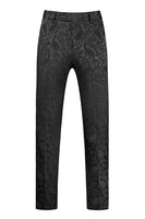 Laden Sie das Bild in den Galerie-Viewer, Schwarzer Schal Revers Ein Knopf 2-teilige Herren Ballanzüge