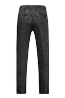 Laden Sie das Bild in den Galerie-Viewer, Schwarzer Schal Revers Ein Knopf 2-teilige Herren Ballanzüge