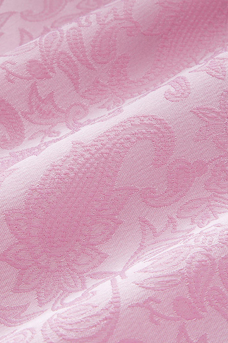 Laden Sie das Bild in den Galerie-Viewer, Rosa Druck Peak Revers 3-teilige Herren Ballanzüge