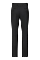 Laden Sie das Bild in den Galerie-Viewer, Schwarzer Schal Revers 3-teilige Herrenanzüge mit einem Knopf