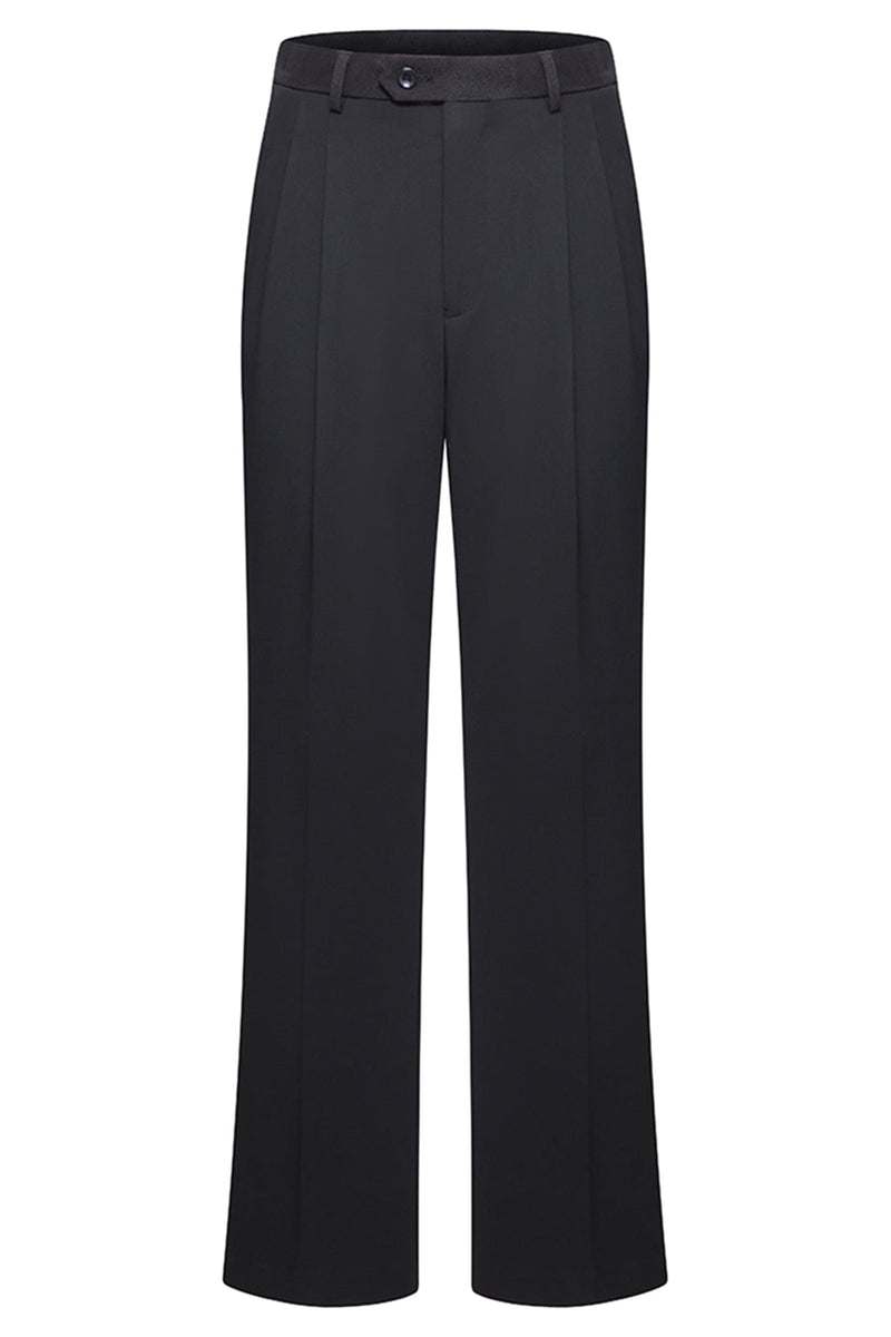 Laden Sie das Bild in den Galerie-Viewer, 2 Stück Peak Revers Slim Fit Herrenanzüge in Schwarz