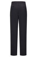 Laden Sie das Bild in den Galerie-Viewer, 2 Stück Peak Revers Slim Fit Herrenanzüge in Schwarz