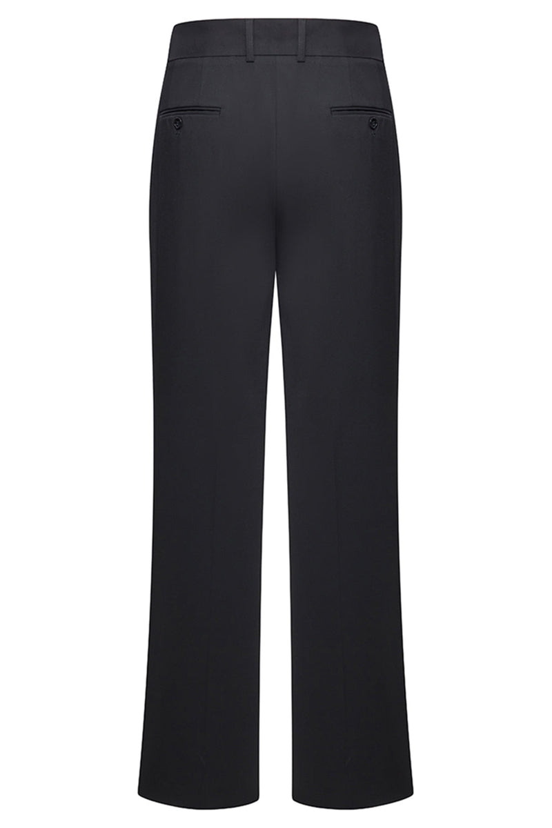 Laden Sie das Bild in den Galerie-Viewer, Schwarze 2-teilige Schal-Revers Herrenanzüge mit einem Knopf