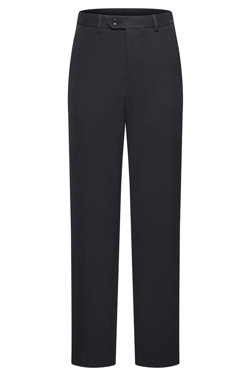 Laden Sie das Bild in den Galerie-Viewer, Slim Fit Schwarz 2-teilige Zweireihige Herrenanzüge mit Spitzrevers