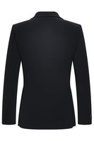 Laden Sie das Bild in den Galerie-Viewer, Gekerbtes Revers Schwarze 2-teilige Herren Business Anzüge