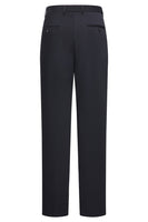 Laden Sie das Bild in den Galerie-Viewer, Peak Revers 3 Stück Ein-Knopf Slim Fit Schwarze Herren Hochzeitsanzüge