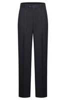 Laden Sie das Bild in den Galerie-Viewer, Schwarze 3-teilige Peak Revers Slim Fit Herren Hochzeitsanzüge