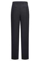 Laden Sie das Bild in den Galerie-Viewer, Schwarze 3-teilige Peak Revers Slim Fit Herren Hochzeitsanzüge