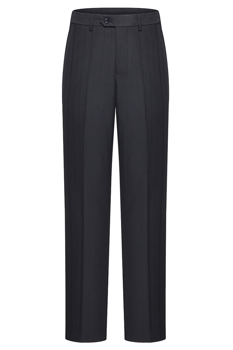 Laden Sie das Bild in den Galerie-Viewer, 2 Stück Zweireihige Schwarze Herren Partyanzüge mit Spitzrevers